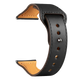 Läderarmband i Svart med Modernt Spänne
